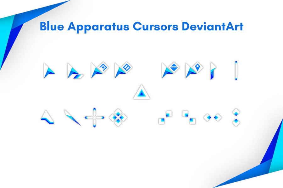 Blue Apparatus Cursors DeviantArt